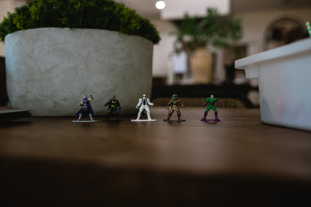 Family home birth story — children’s toys on table while labor unfolds in background